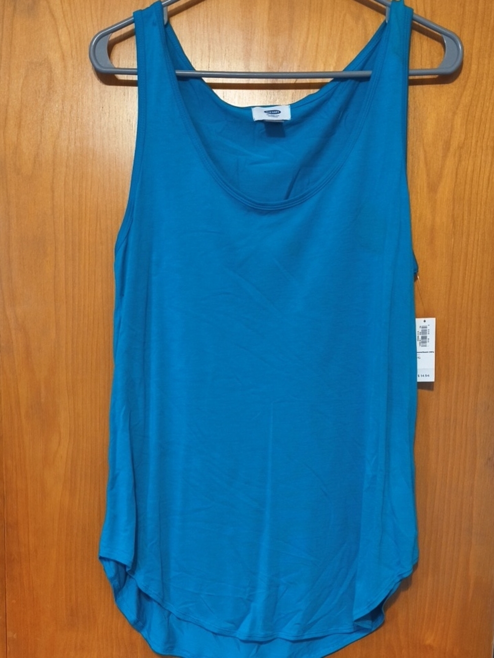 Old Navy Green Women's Tank Top - Lightweight Scoop Neck